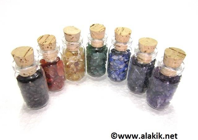 Picture of 7 Chakra Gemstone Bottle Set