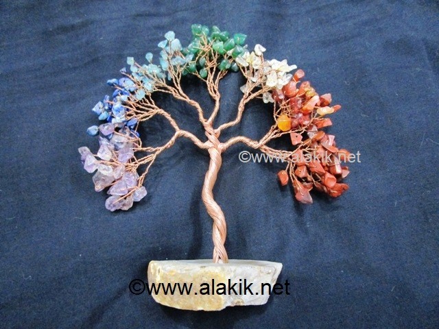 Picture of Chakra 250bds Copper Tree with Slice Base
