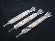 Picture of Rose Quartz Chakra Healing Wands with Crystal Angel
