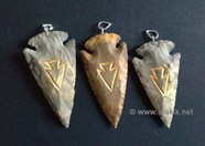 Picture of Engraved Arrowhead Pendant