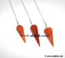 Picture of Red Carnelian Faceted Pendulum, Picture 1