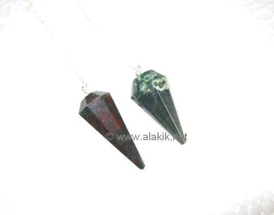 Picture of Blood stone Faceted Pendulum
