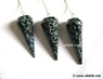 Picture of Snowflake Obsidian Faceted Pendulum, Picture 1