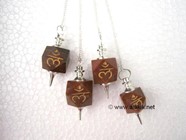 Picture of Red Jasper Engrave Root Chakra Pendulum