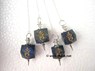 Picture of Lapis Lazuli Engrave Throat Chakra Pendulum, Picture 1