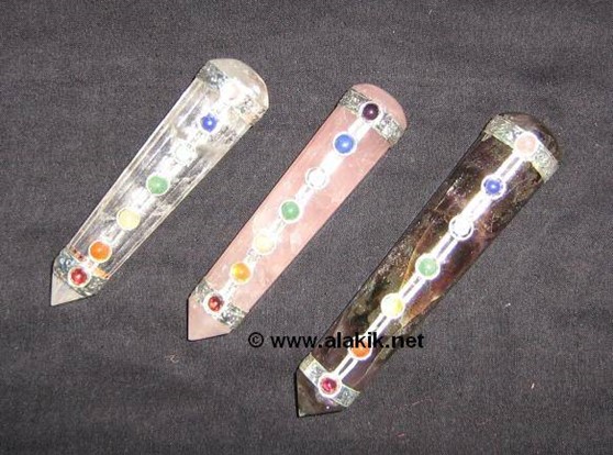 Picture of Mix stone 8 Facet Chakra massagers