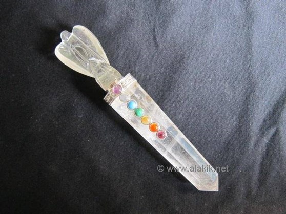 Picture of Crystal Quartz Chakra Angel Wands