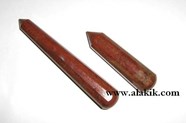 Picture of Red Jasper Faceted Massage Wand