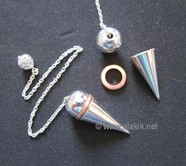 Picture of Silver Ring pendulum with Chain