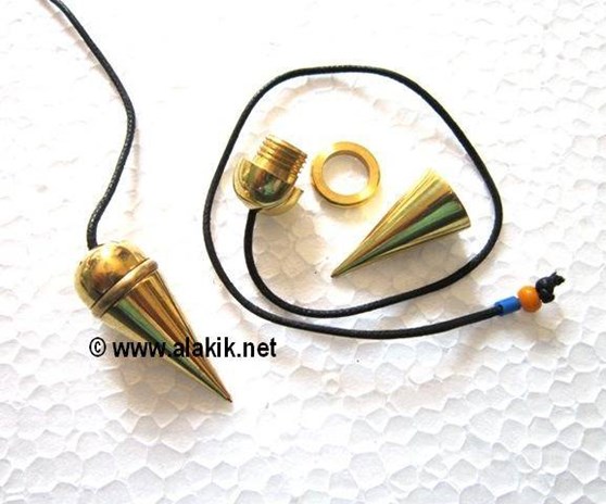 Picture of Golden ring pendulum with cord