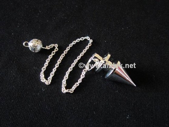 Picture of Silver Cone with Plate Pendulum