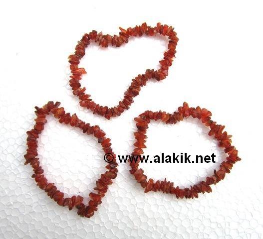 Picture of Red Carnelian Chip bracelets