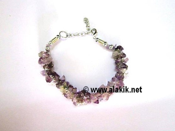 Picture of Amethyst Chip-Fusewire Bracelet