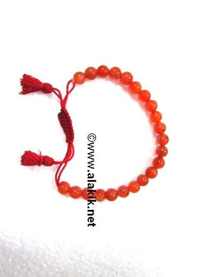 Picture of Red Carnelian Drawstring Bracelet