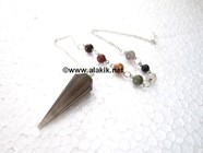 Picture of Facetted Smokey Quartz With Chakra Chain