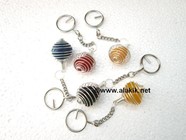 Picture of Mix stone Tumble Cage key chains