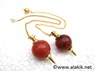 Picture of Red Carnelian Golden Ball Pendulum, Picture 1