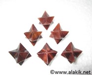 Picture of Red Tiger Eye Merkaba Star