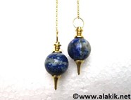 Picture of Lapis Lazuli Golden Ball pendulum 