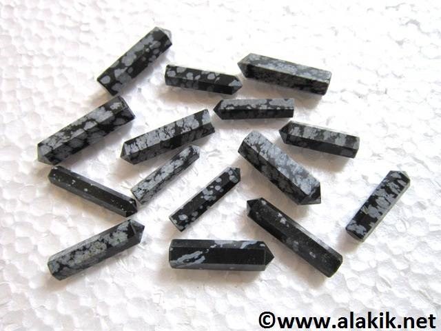 Picture of Snowflake Obsidian Single Terminated Pencils