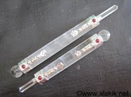 Picture of Crystal Quartz Plain Healing wands with OM