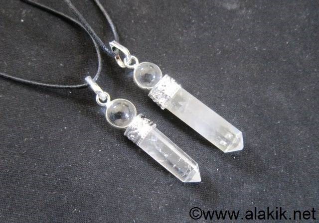 Picture of Crystal Quartz 2pc Cap pencil with Cord