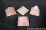 Picture of Rose Quartz Pyramids 23-28mm, Picture 1