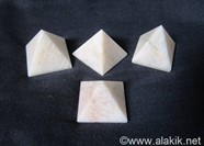 Picture of Cream Moonstone Pyramids 23-28mm