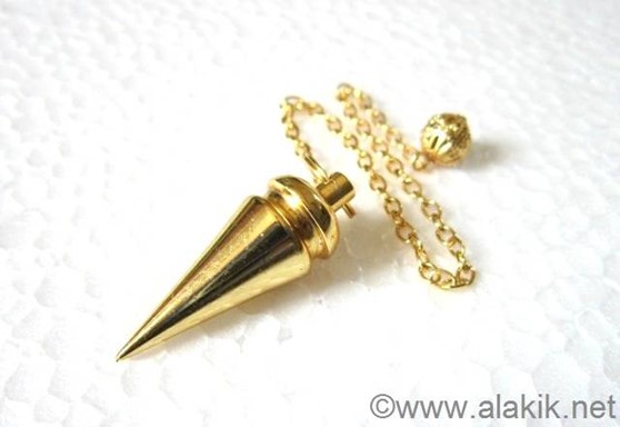 Picture of Golden Cone with Hat metal pendulum