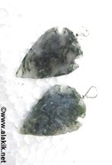 Picture of Moss Agate arrowhead pendant