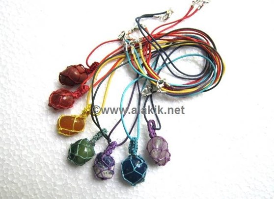Picture of Chakra Netted Tumble Necklace Set