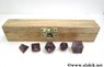 Picture of Lepidolite 5pcs Geometry set with wooden box, Picture 1