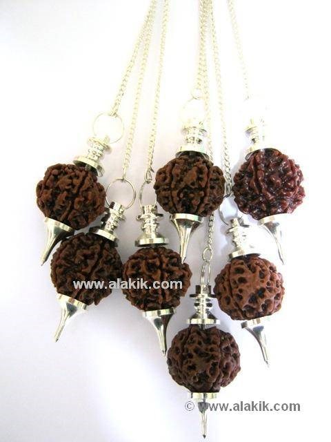 Picture of Rudraksha Silver pendulum