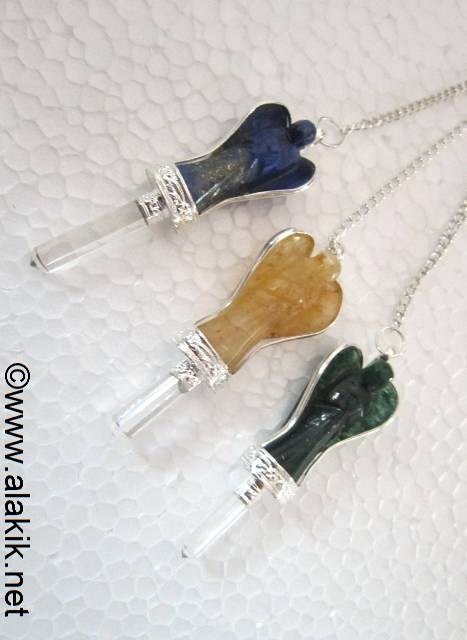 Picture of Mix Gemstone Angel Pendulum