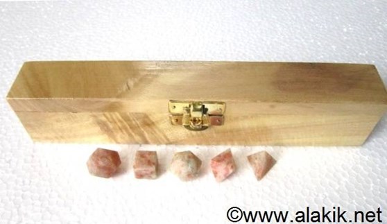 Picture of Sunstone 5pcs Geometry set with wooden Box
