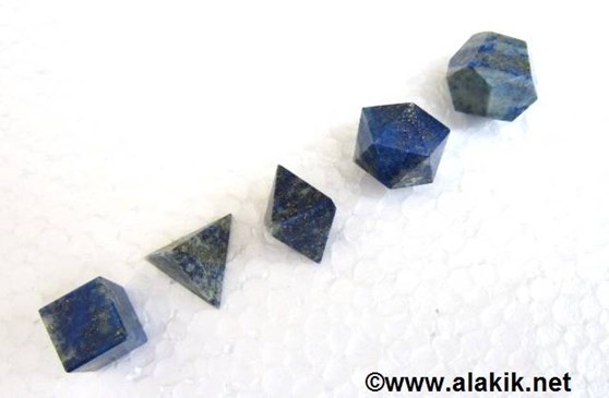 Picture of Lapis Lazuli 5pcs Geometry Set