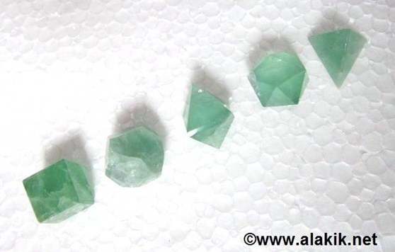 Picture of Green Fluorite 5pcs Geometry Set