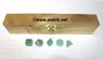 Picture of Green Fluorite 5pcs Geometry set with wooden box, Picture 1
