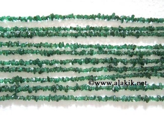 Picture of Dark Green Jade Chips strands