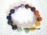 Picture of 7 chakra Elastic Bracelet 2x1 beads, Picture 1