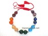 Picture of Chakra silver bead drawstring bracelet, Picture 1