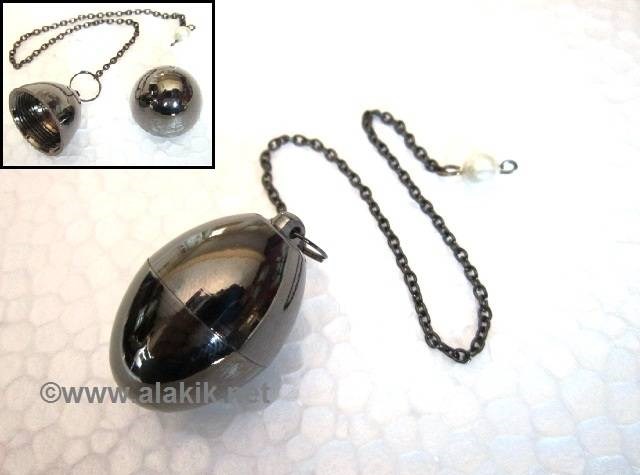 Picture of Black Wiccan Egg Pendulum