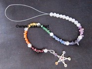 Picture of Chakra suncatcher with pentacle star