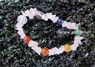 Picture of Rose Quartz Chips with Chakra Beads bracelet, Picture 1
