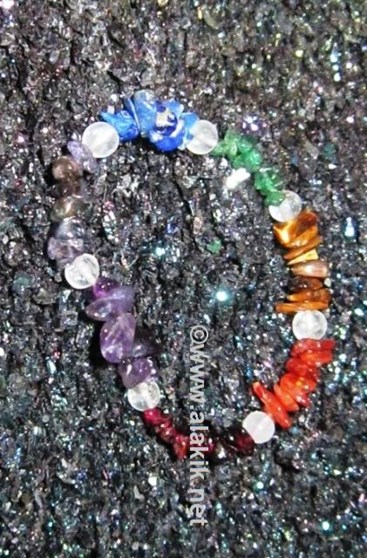 Picture of Chakra Chips with Crystal beads Bracelets