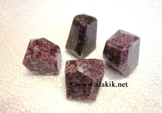 Picture of Lepidolite Natural shape polish points