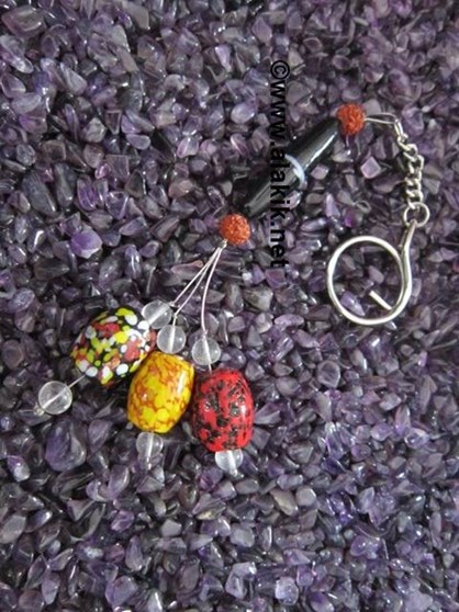 Picture of Fancy Glass bds Keyrings