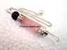 Picture of 3pc Wand Pendulum crystal point Amethyst ball, Picture 1