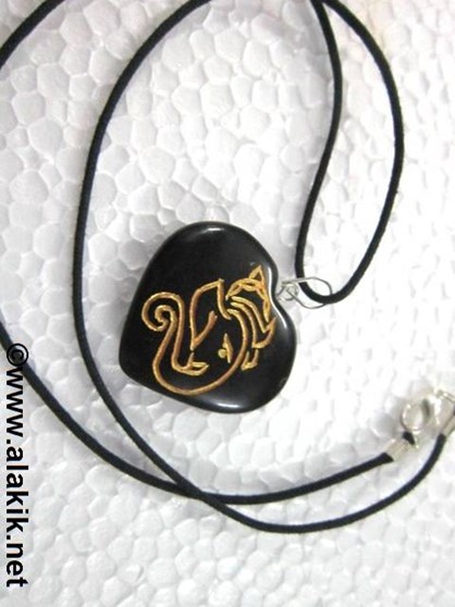 Picture of Engrave Ganesha Heart Pendant