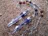 Picture of Bonded RAC 3pc Wand Pendulum with Chakra chain, Picture 1